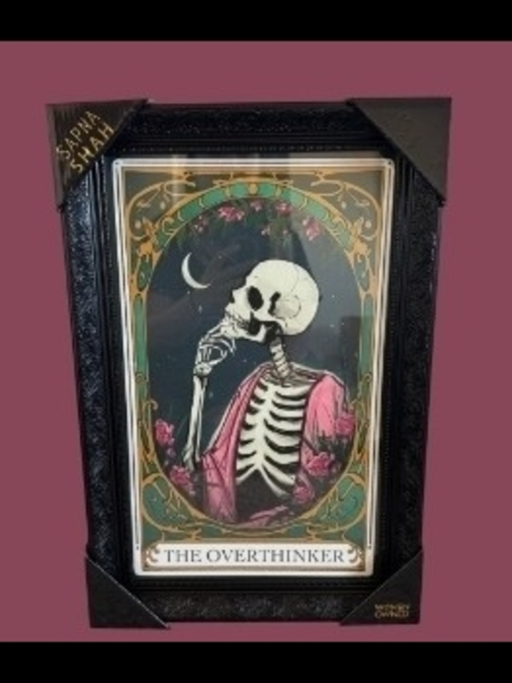 Sapna Shah Tarot Art Collection The Overthinker, Introvert, Lovers, Reader viral - Picture 2 of 5